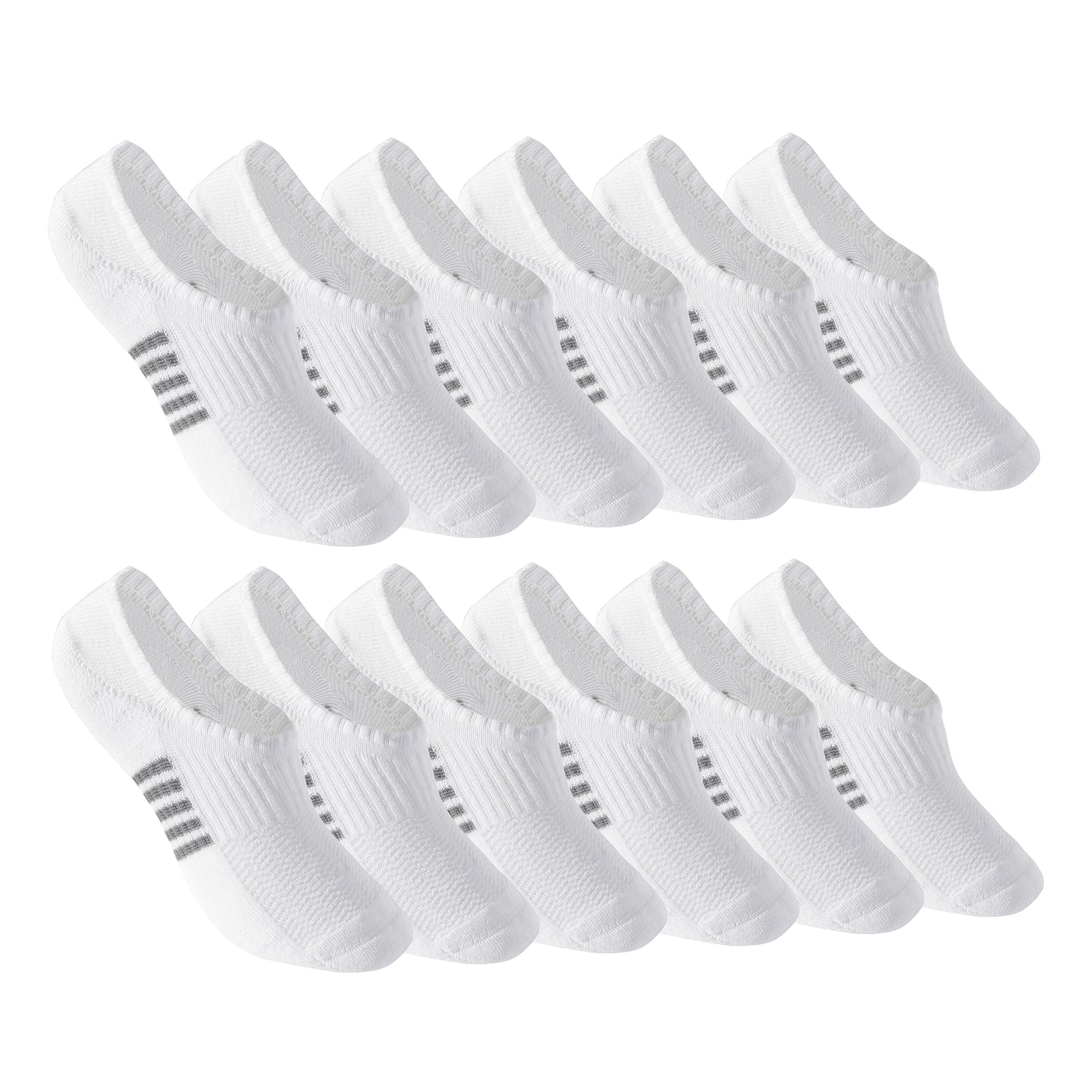 No Show Socks Womens Cushioned Low Cut Invisible Footies, 6 Pairs Running Athletic Gym Ankle Women Socks