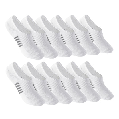 No Show Socks Womens Cushioned Low Cut Invisible Footies, 6 Pairs Running Athletic Gym Ankle Women Socks